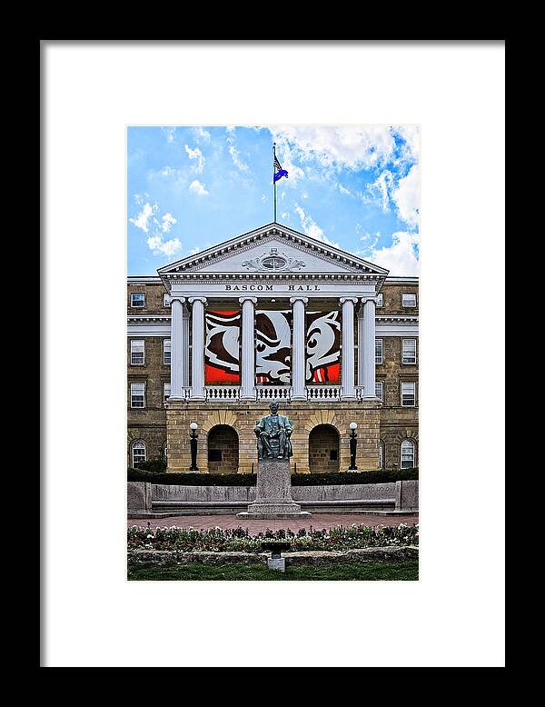 Madison Framed Print featuring the photograph Bascom Hall - Madison - Wisconsin by Steven Ralser