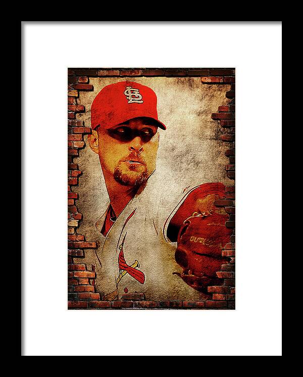 ADAM WAINWRIGHT UNCLE CHARLIE ST LOUIS CARDINALS SIGNED BLUE