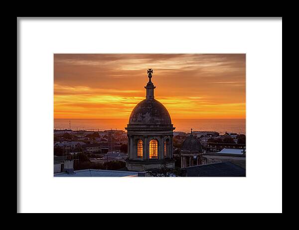 Dawn Framed Print featuring the photograph Basilica at dawn by Johannes Brienesse