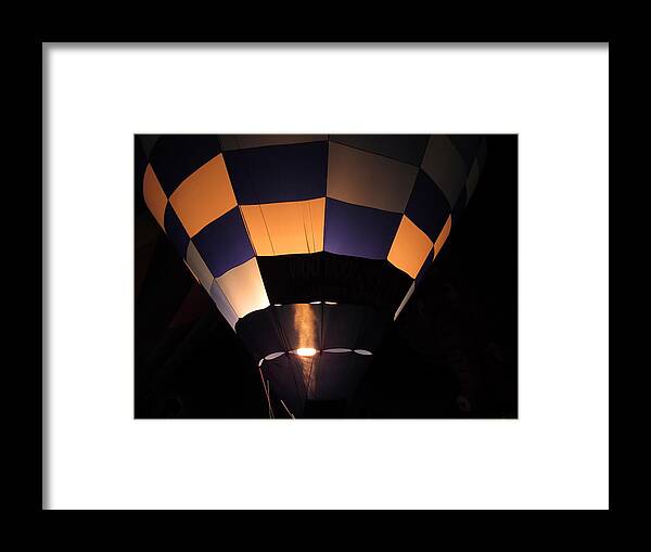 Basketcase Framed Print featuring the photograph Basketcase Hot Glow by Adrienne Wilson