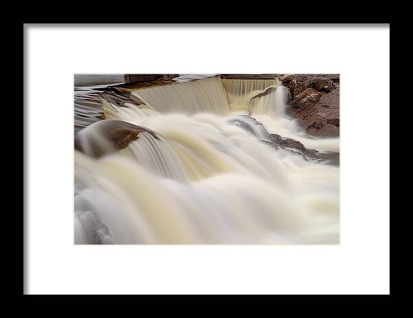 Bath Framed Print featuring the photograph Bath, New Hampshire Waterfall III by William Dickman