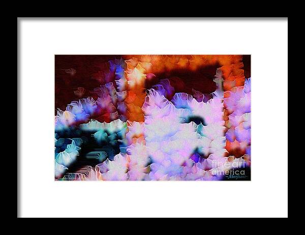 Populations Framed Print featuring the mixed media Battle Against the COVID-19 Curve by Aberjhani