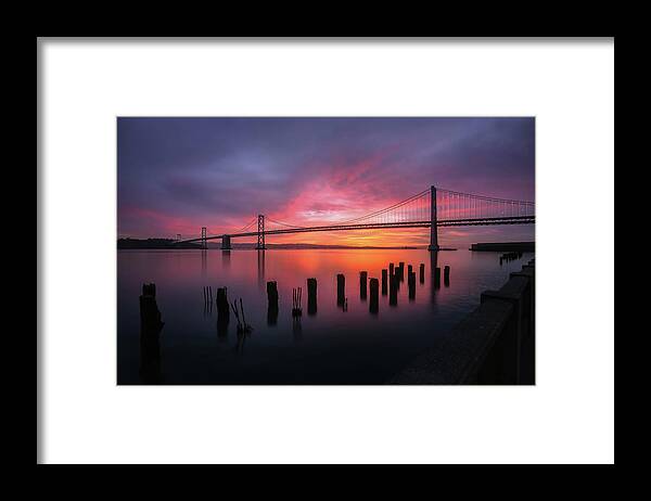  Framed Print featuring the photograph Bay Bridge by Louis Raphael