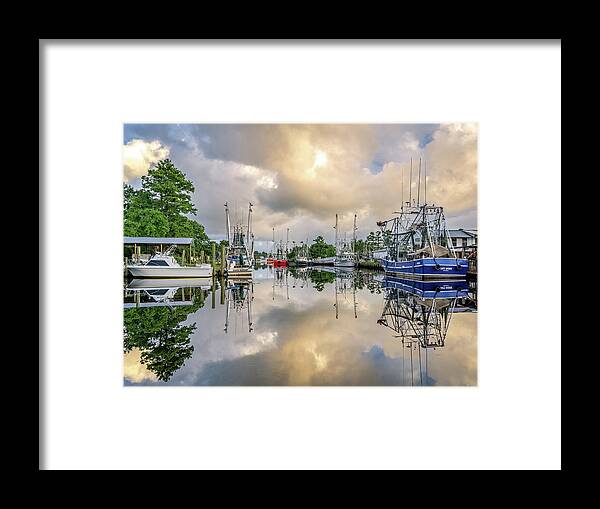 Bayou Framed Print featuring the photograph Bayou Afternoon, 6/30/21 by Brad Boland