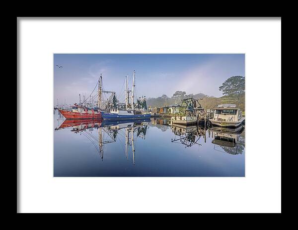 Bayou Framed Print featuring the photograph Bayou Morning, 4/7/21 by Brad Boland