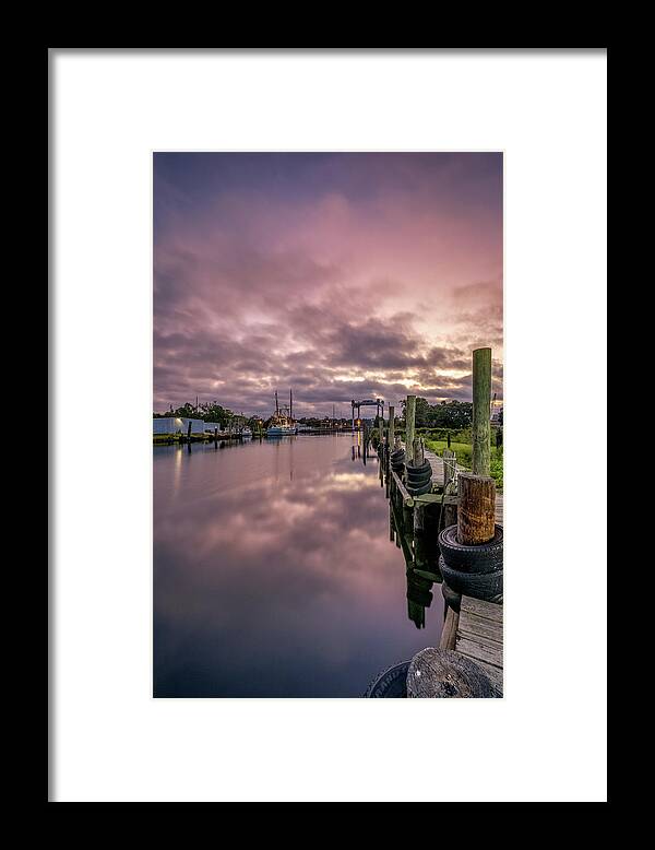 Bayou Framed Print featuring the photograph Bayou Morning, 9/11/20 by Brad Boland