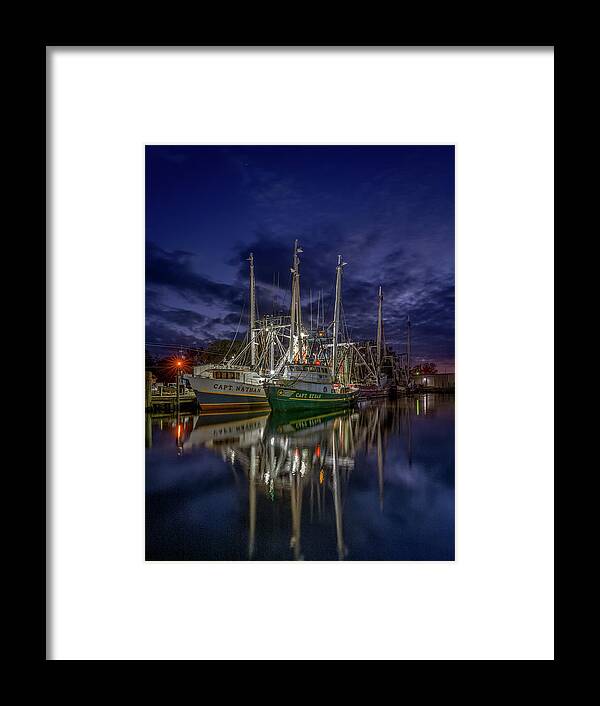 Bayou Framed Print featuring the photograph Bayou Nights, 11/8/20 by Brad Boland