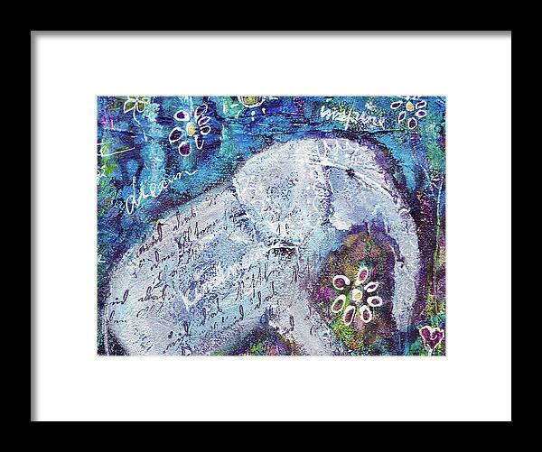 Elephant Framed Print featuring the painting Be Kind by Winona's Sunshyne