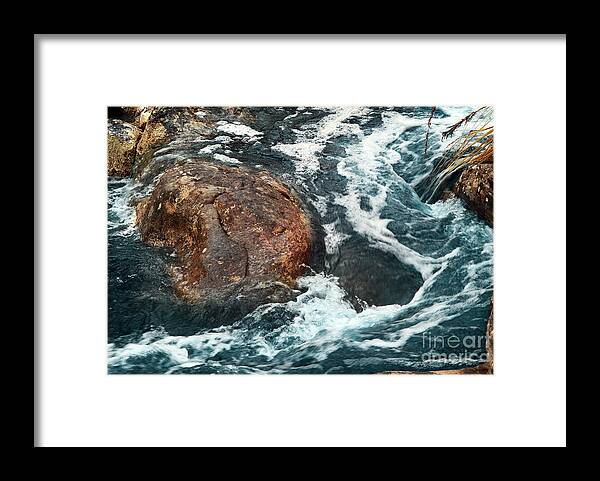 Stream Framed Print featuring the photograph Be Like the Stream by Russell Brown