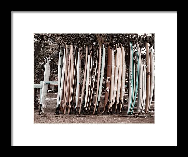 Surf Framed Print featuring the photograph Beach Vibes 4 by Carmen Kern