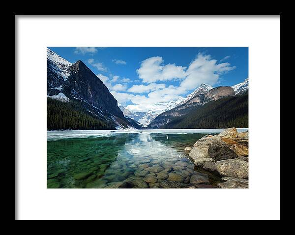 Canada Framed Print featuring the photograph Beautiful Lake Louise by Rick Deacon