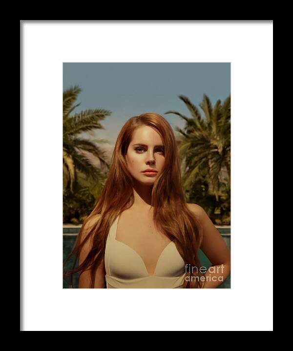 Lana Del Rey - Cherry Sticker by Justin Clancy - Fine Art America