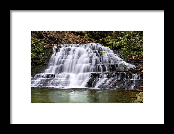 Waterfall Framed Print featuring the photograph Beautiful Waterfall by Christina Rollo