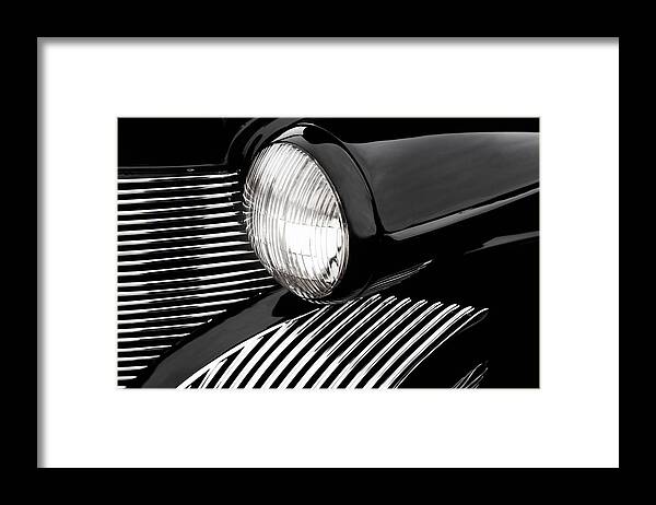 Buick Framed Print featuring the photograph Beauty in the Lines by Carrie Hannigan