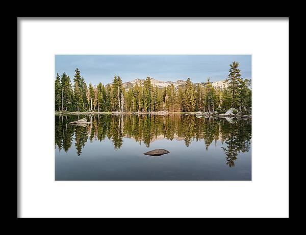 Water Framed Print featuring the photograph Beauty Lake by Gary Geddes
