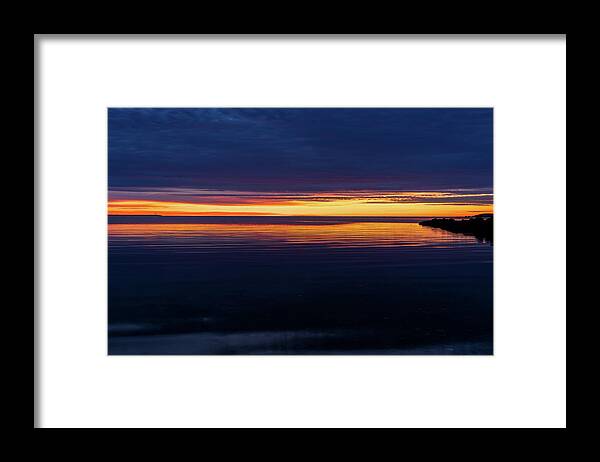 Landscape Framed Print featuring the photograph Before the Fire by Rich Kovach