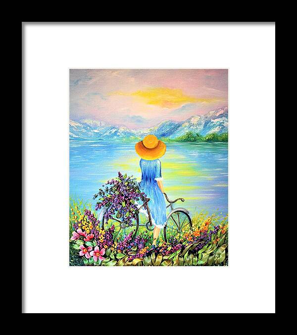 Wall Art Home Décor Framed Print featuring the mixed media Beginning of the day by Tanya Harr