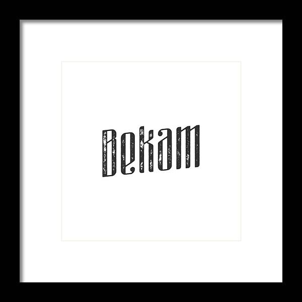 Bekam Framed Print featuring the digital art Bekam by TintoDesigns