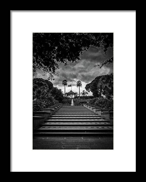 Catania Framed Print featuring the photograph Bellini Garden Park in Catania, Sicily by Monroe Payne