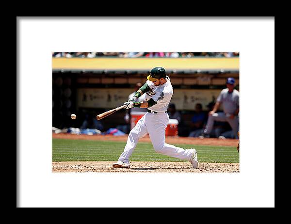 People Framed Print featuring the photograph Ben Zobrist by Ezra Shaw