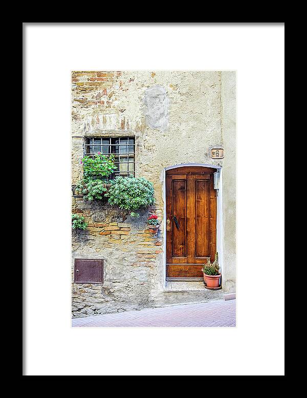Italy Photography Framed Print featuring the photograph Benvenuto by Marla Brown