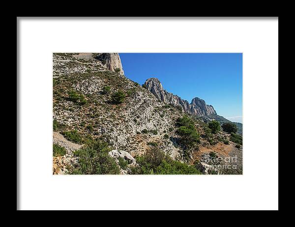 Mountains Framed Print featuring the photograph Bernia mountain range by Adriana Mueller