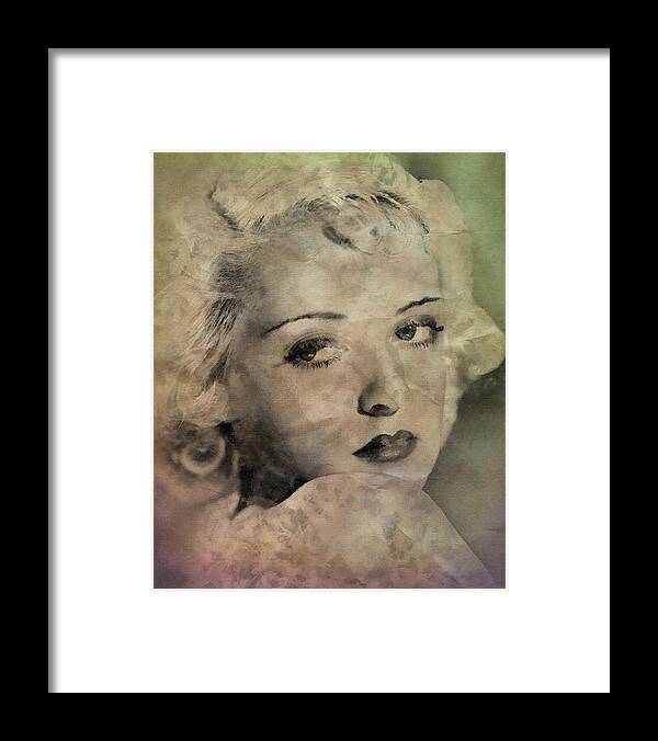 Bette Davis Framed Print featuring the digital art Bette Davis Eyes by Pheasant Run Gallery