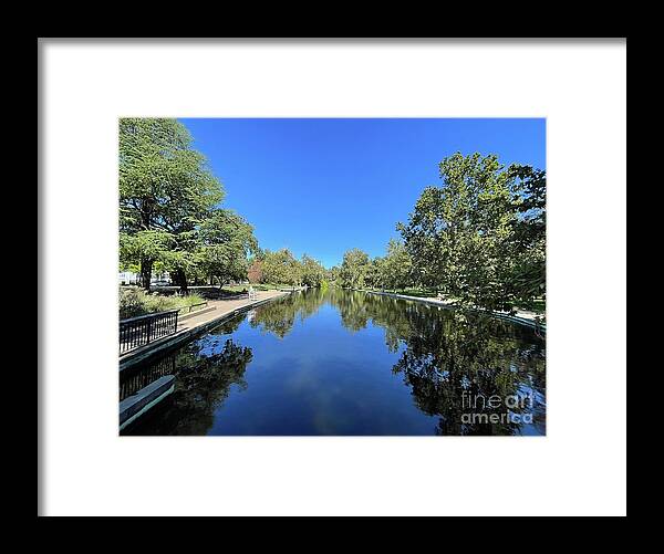 Bidwell Park Framed Print featuring the photograph Bidwell Park Pool by Suzanne Lorenz
