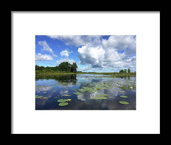 Lake Framed Print featuring the photograph Big Marine Lake by Sarah Lilja