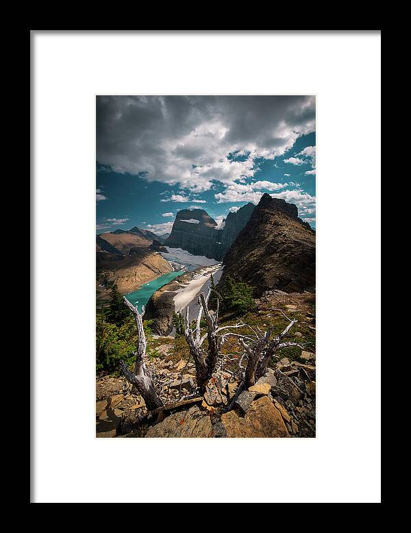 Glacier National Park Framed Print featuring the photograph Big Sky Country by Trevor Parker