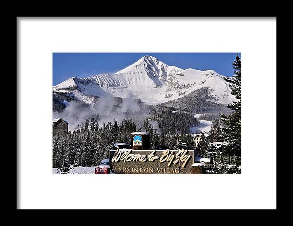 Big Sky Framed Print featuring the photograph Big Sky by Merle Grenz