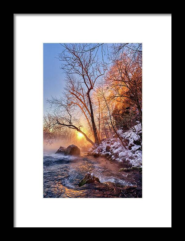 Big Spring Framed Print featuring the photograph Big Spring Sunrise by Robert Charity