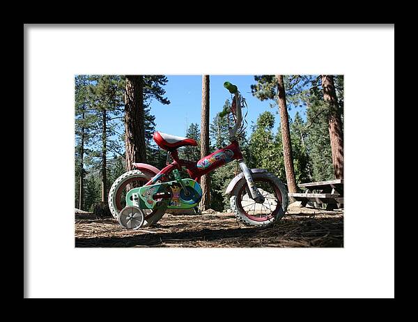 Photograph Framed Print featuring the photograph Bike for Teagan by Beverly Read