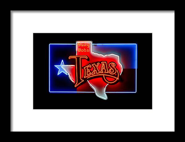 Texas Framed Print featuring the photograph Billy Bobs by Micah Offman