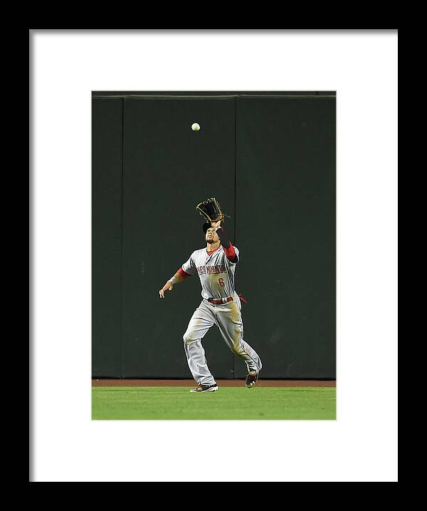 American League Baseball Framed Print featuring the photograph Billy Hamilton by Norm Hall
