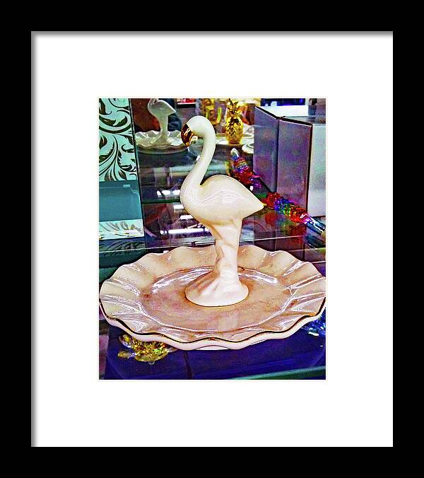 Birds Framed Print featuring the photograph Bird Dish by Andrew Lawrence