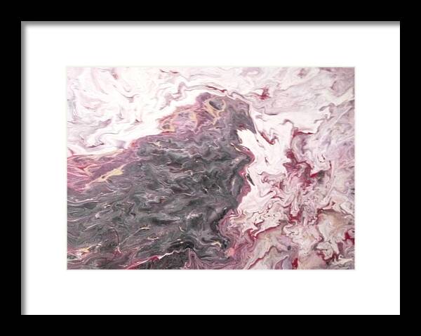 Bird Framed Print featuring the painting Bird Reflection by Anna Adams