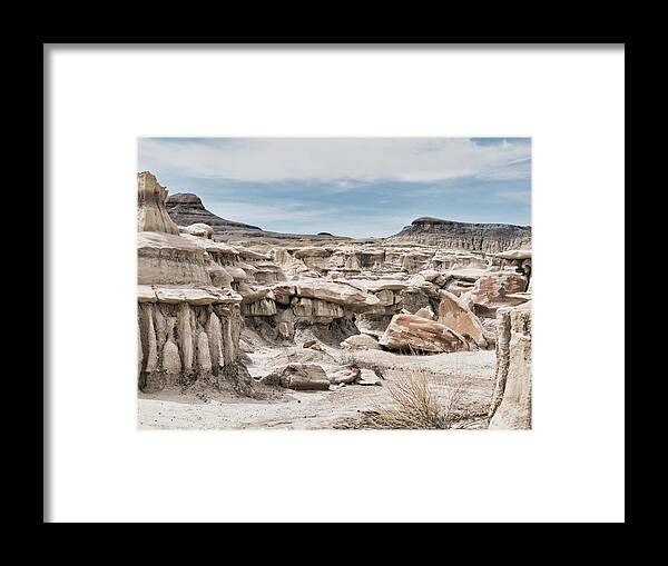 Bisti Framed Print featuring the photograph Bisti Wilderness, New Mexico by Segura Shaw Photography