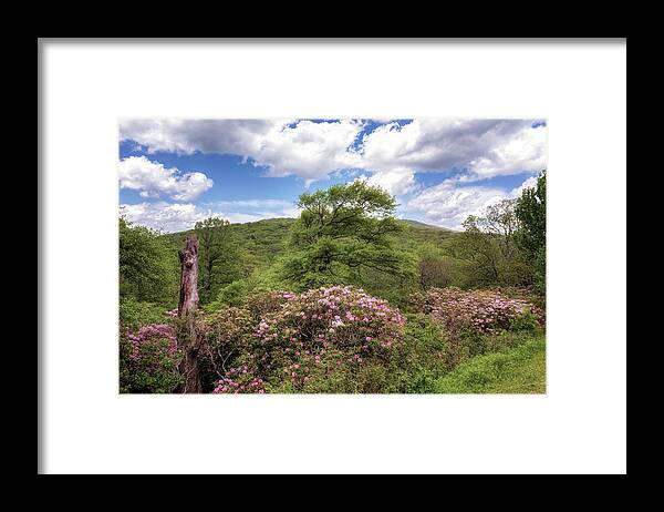 Blue Ridge Parkway Framed Print featuring the photograph Black Rock Hill - Blue Ridge Parkway by Susan Rissi Tregoning