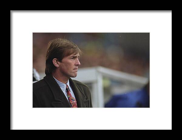 Blackburn Framed Print featuring the photograph Blackburn Rovers Manager Kenny Dalglish by Stephen Munday