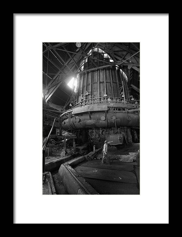 Washington Framed Print featuring the photograph Blast furnace, Carrie Furnaces. Pittsburgh, Pennsylvania by Kevin Oke