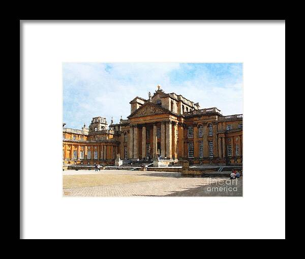 Blenheim Palace Framed Print featuring the photograph Blenheim Palace Too by Brian Watt