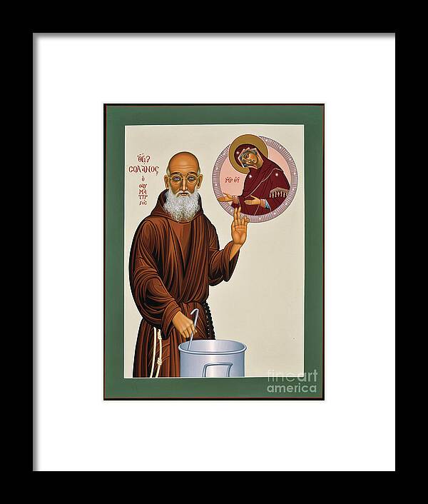 Fr. Solanus Casey The Healer Framed Print featuring the painting Blessed Fr. Solanus Casey the Healer 038 by William Hart McNichols
