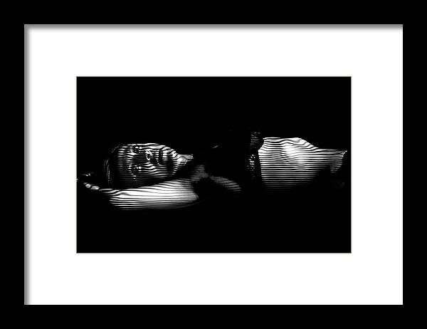 At Night Framed Print featuring the photograph At Night by Agustin Uzarraga