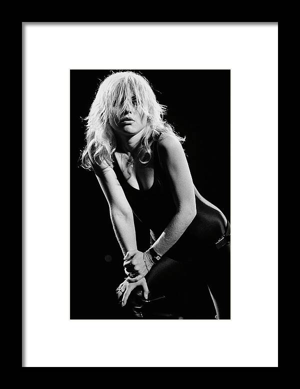 Rock Music Framed Print featuring the photograph Blondie In Concert At The Whiskey by George Rose