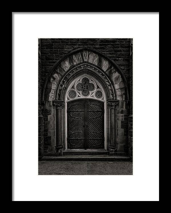 Brian Carson Framed Print featuring the photograph Bloor Street United Church No 2 by Brian Carson