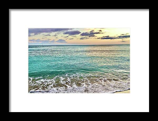 Blue Hawaii Framed Print featuring the photograph Blue Hawaii by Carol Riddle