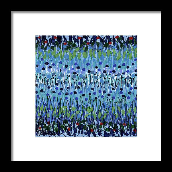 Blues Framed Print featuring the painting Blue Lagoon by Lynne Taetzsch