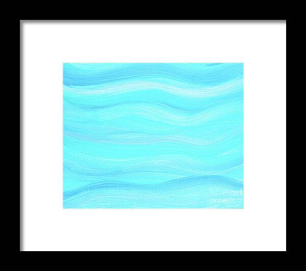 Painting Framed Print featuring the painting Blue by Toni Somes
