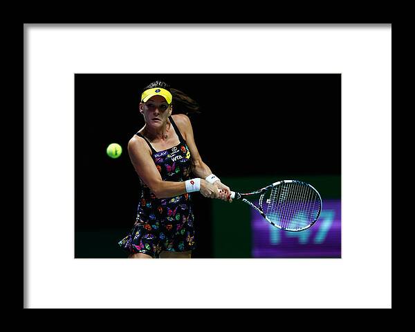 Tennis Framed Print featuring the photograph BNP Paribas WTA Finals: Singapore 2014 - Day Two by Julian Finney